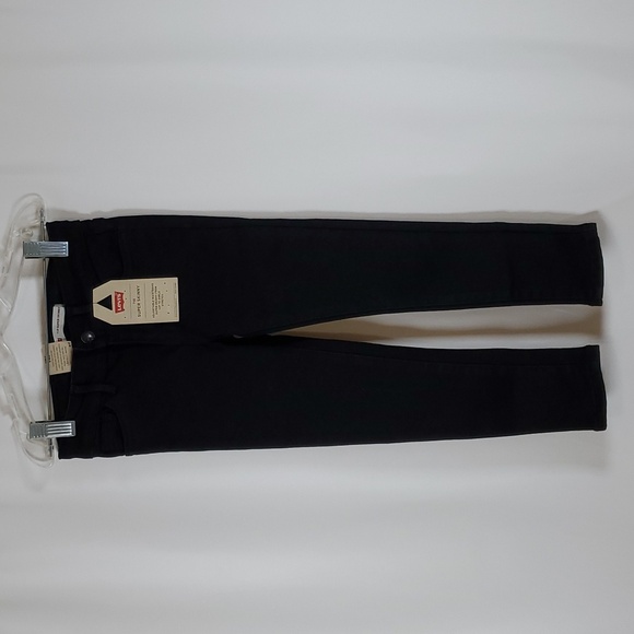 Levi's Girls' 710 Super Skinny Fit Jeans ~ 5 Reg ~ Black - Picture 3 of 8